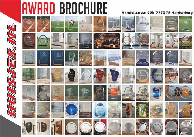 glazen standaards met gravering